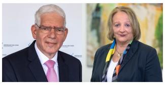 Dr. Josef Schutser (Zentralrat der Juden in Deutschland), Sabine Leutheusser-Schnarrenberger